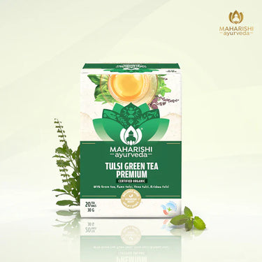 Tulsi Green Tea Premium | Organic Ayurvedic Blend 30gm